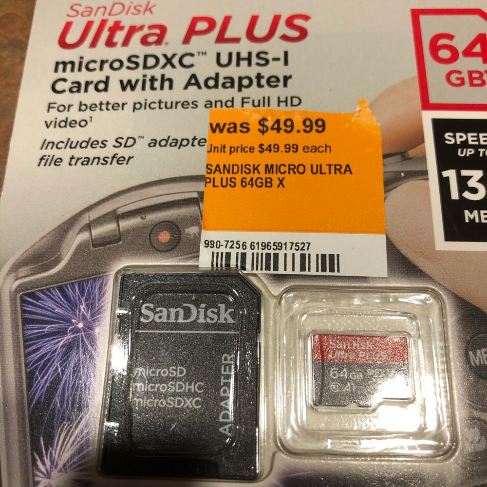 New! Memory Card with Adaptor